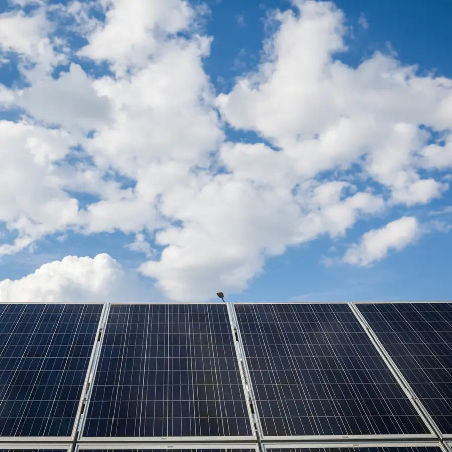 Solaranlage auf Häuserdach