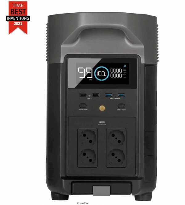 EcoFlow Delta Pro Portable Powerstation (3600Wh) - PV-24.at