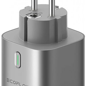 EcoFlow Smart Plug, WLAN, Überwachung des Stromverbrauchs & automatische Energiezuweisung, App/Sprachsteuerung, 5011401002, EFA-SmartPlug-EU - PV-24.at