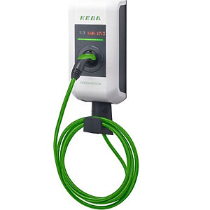 KEBA KeContact P30 Dienstwagen-Wallbox 6m Kabel 11 kW-RFID-ME-WLAN-GREENEDITION - PV-24.at