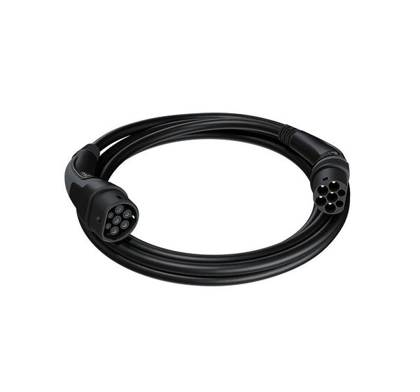 Typ 2 Kabel Black Edition (bis 22 kW) 5 m Ladekabel - PV-24.at